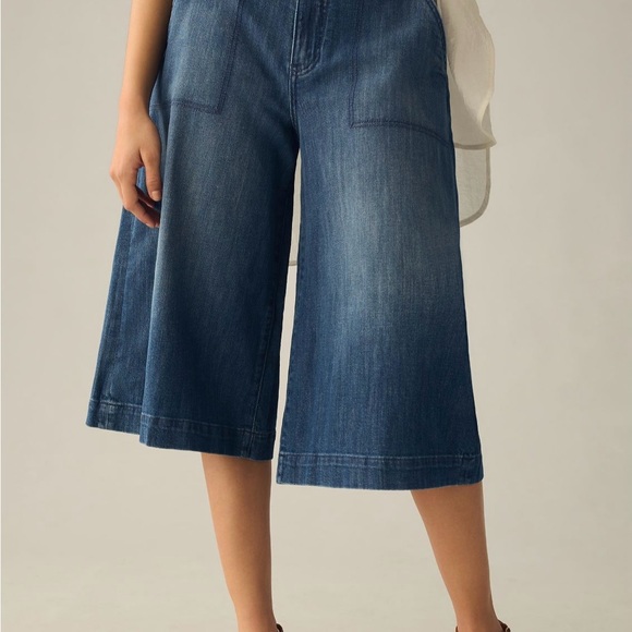 Anthropologie Pilcro Mid Length Utility Cullottes - Picture 5 of 6